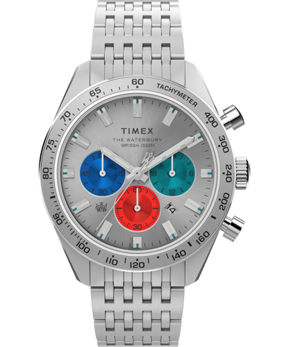 Waterbury Chronograph 41mm Stainless Steel Bracelet Watch