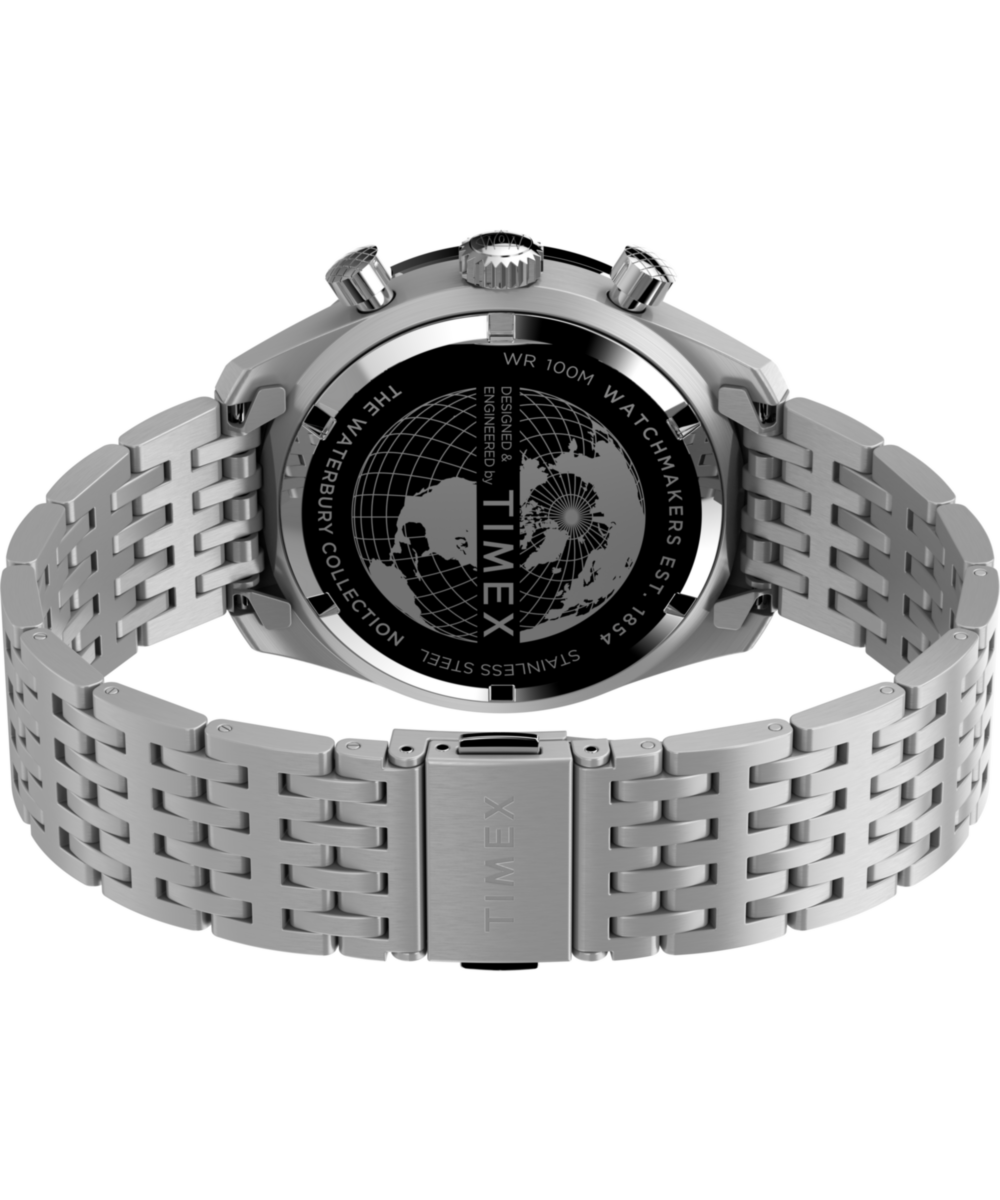 Waterbury Chronograph 41mm Stainless Steel Bracelet Watch