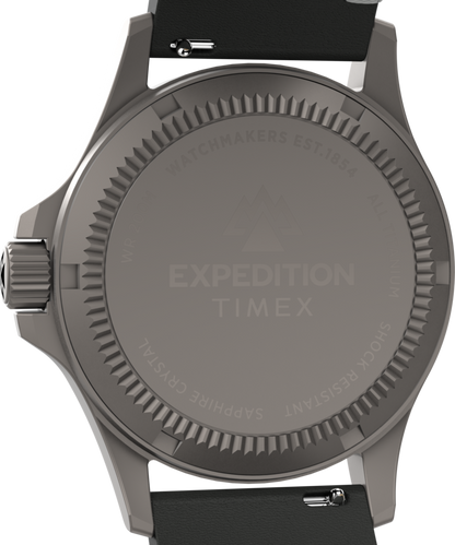 Expedition Titanium 38mm Leather Strap Watch