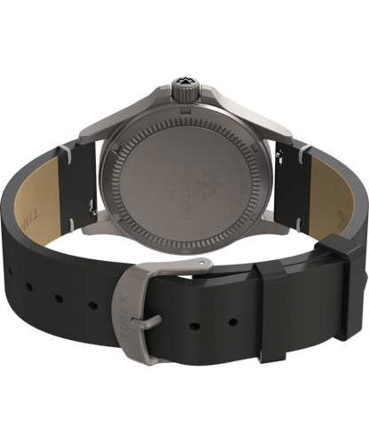 Expedition Titanium 38mm Leather Strap Watch