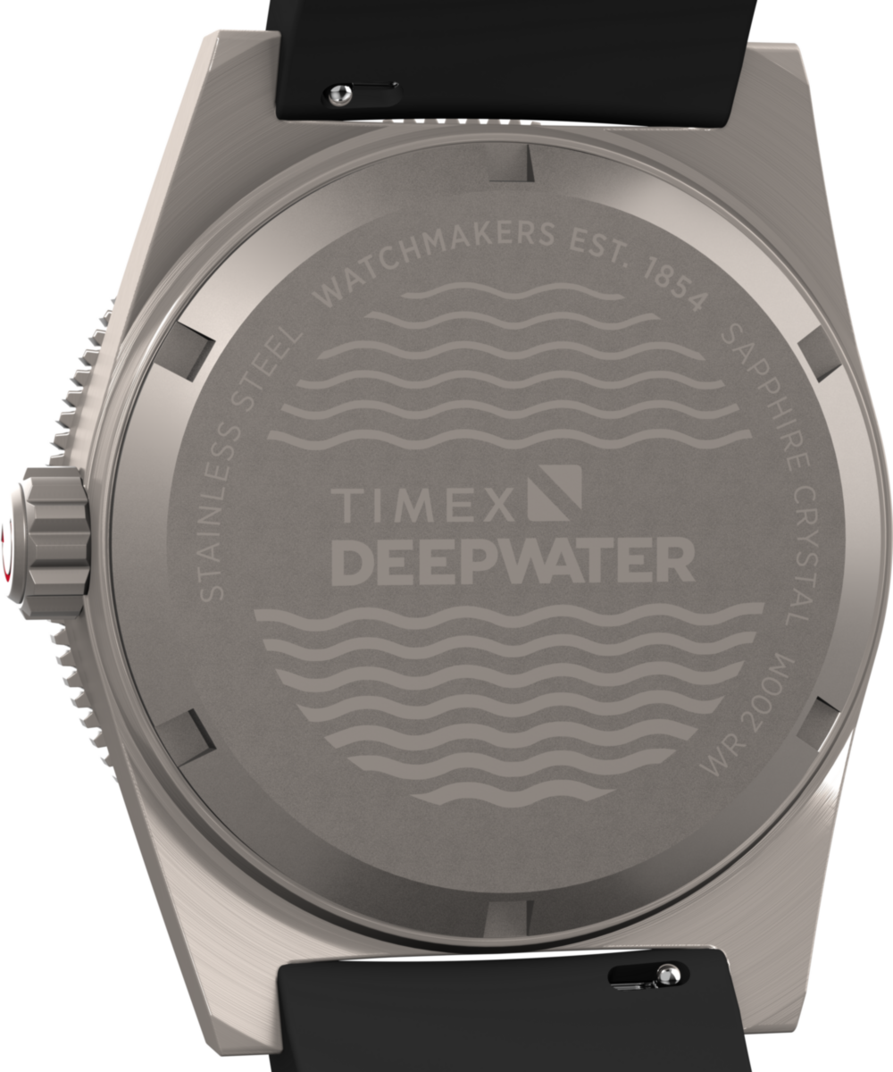 Deepwater Reef 200 Titanium Automatic 41mm Synthetic Rubber Strap Watc