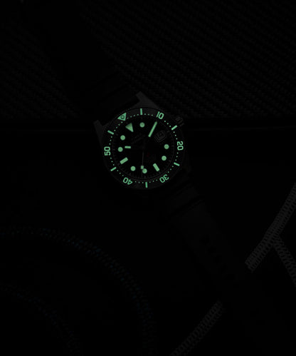 Deepwater Reef 200 Titanium Automatic 41mm Synthetic Rubber Strap Watc
