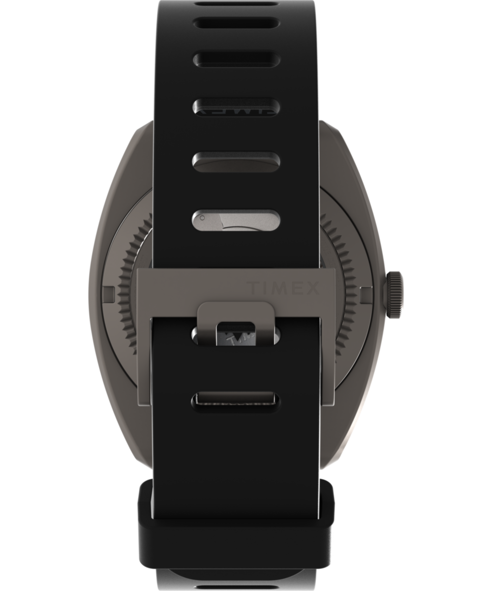 Expedition Pioneer Titanium Automatic GMT 41mm Silicone Strap Watch