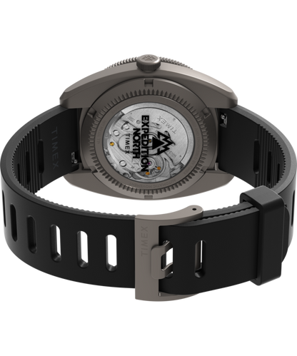 Expedition Pioneer Titanium Automatic GMT 41mm Silicone Strap Watch