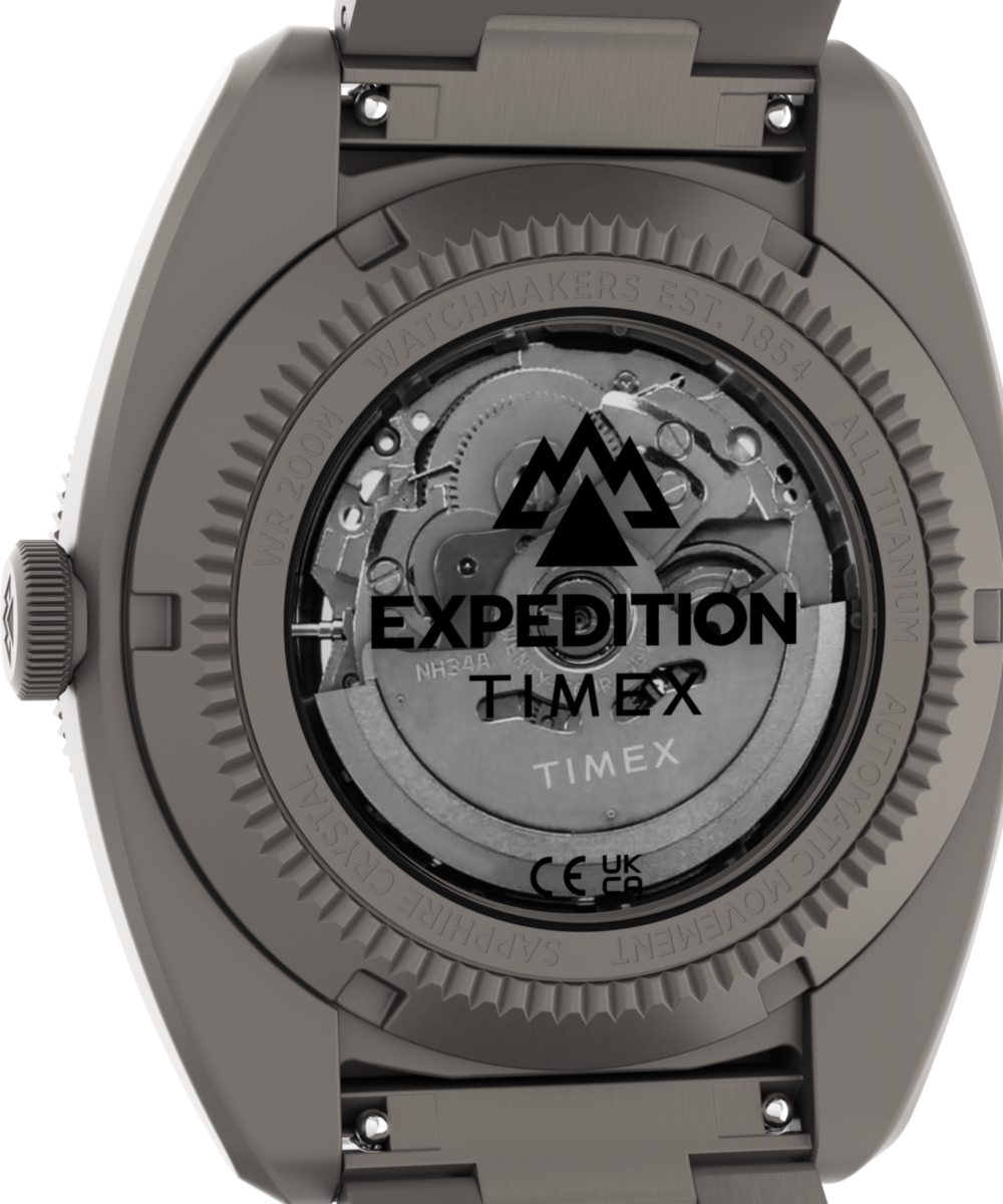 Expedition Pioneer Titanium Automatic GMT 41mm Titanium Bracelet Watc