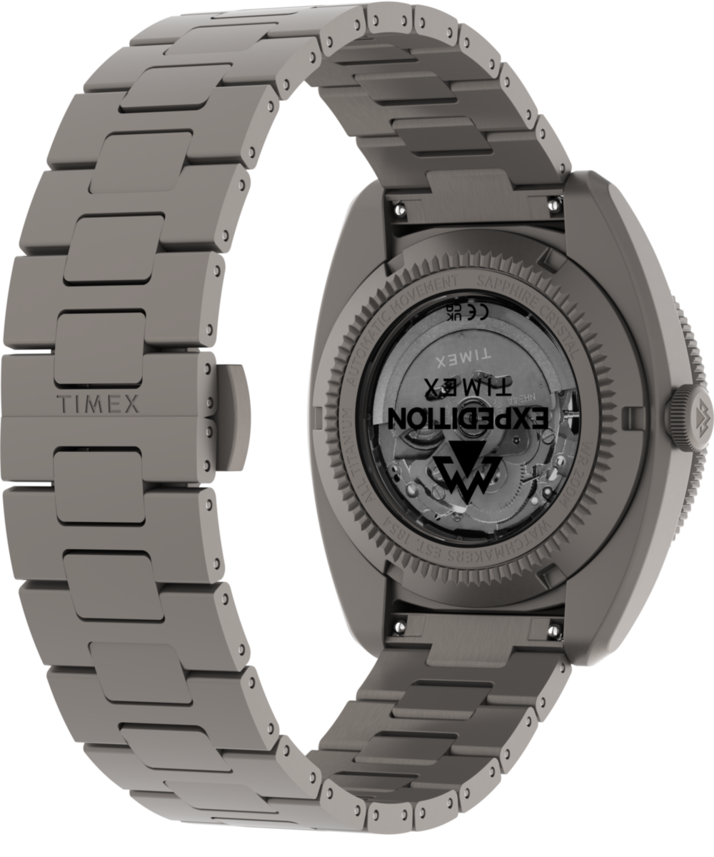 Expedition Pioneer Titanium Automatic GMT 41mm Titanium Bracelet Watc
