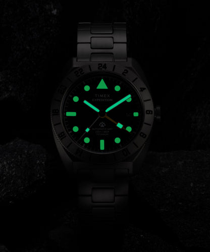 Expedition Pioneer Titanium Automatic GMT 41mm Titanium Bracelet Watc