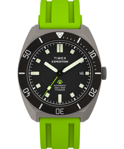 Expedition Pioneer Titanium Automatic 41mm HNBR Synthetic Rubber Stra