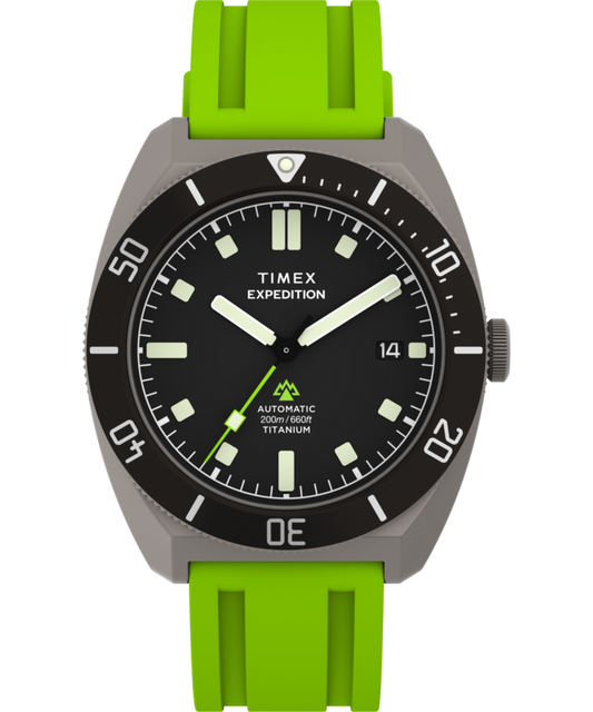 Expedition Pioneer Titanium Automatic 41mm HNBR Synthetic Rubber Stra