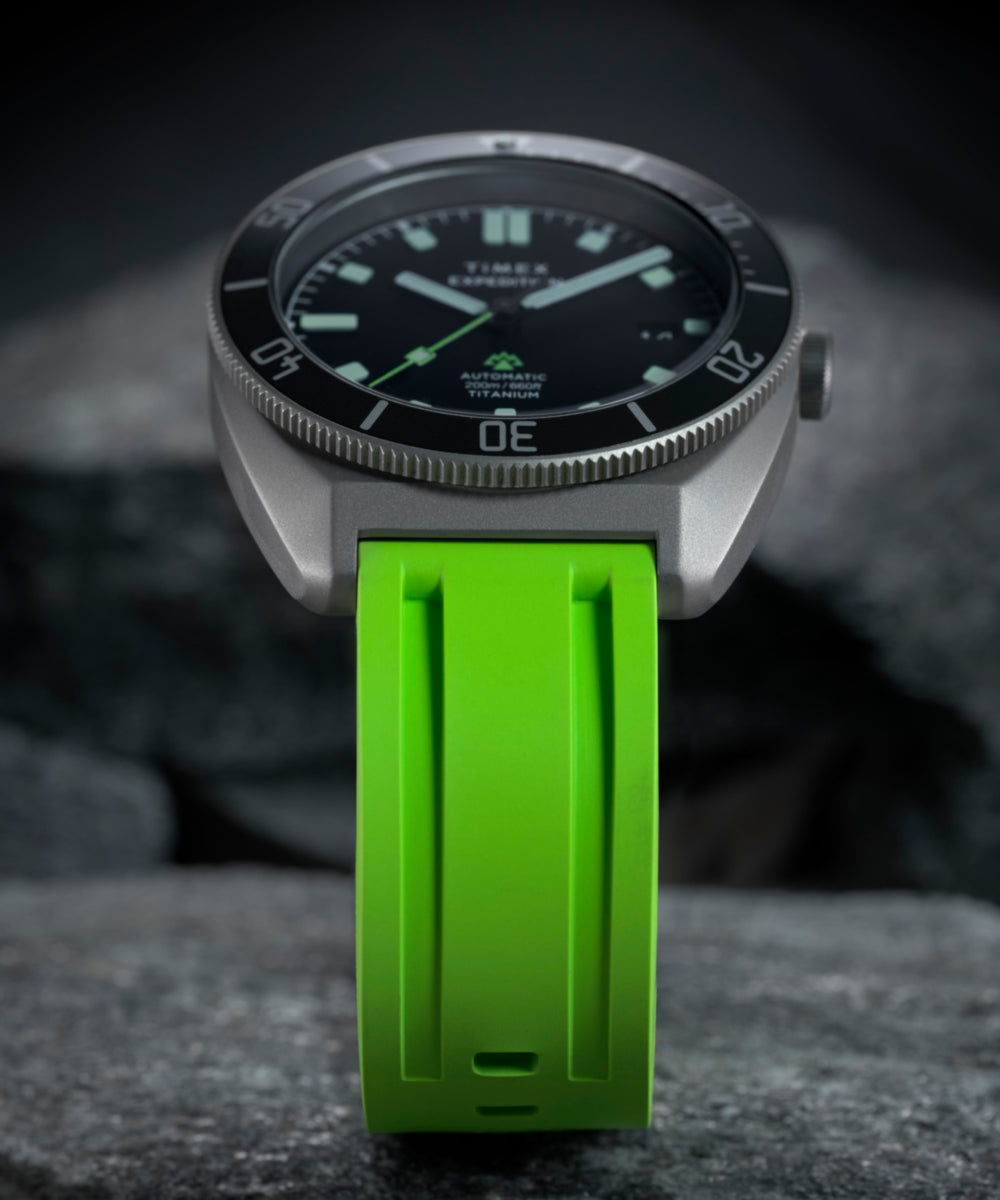 Expedition Pioneer Titanium Automatic 41mm HNBR Synthetic Rubber Stra