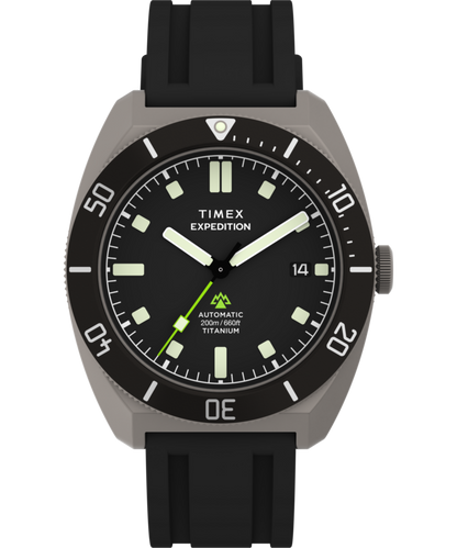 Expedition Pioneer Titanium Automatic 41mm HNBR Synthetic Rubber Stra