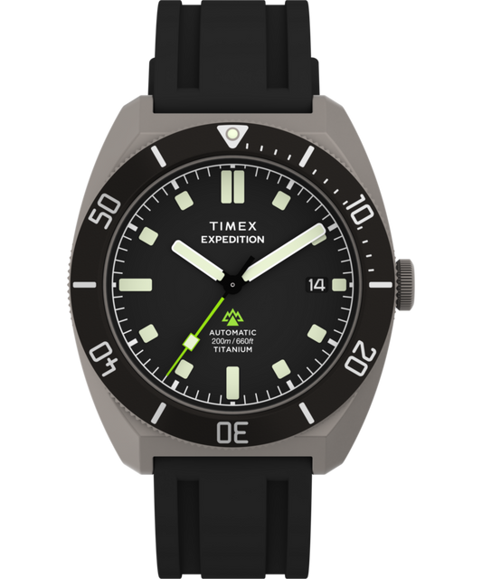 Expedition Pioneer Titanium Automatic 41mm HNBR Synthetic Rubber Stra