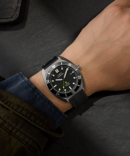 Expedition Pioneer Titanium Automatic 41mm HNBR Synthetic Rubber Stra