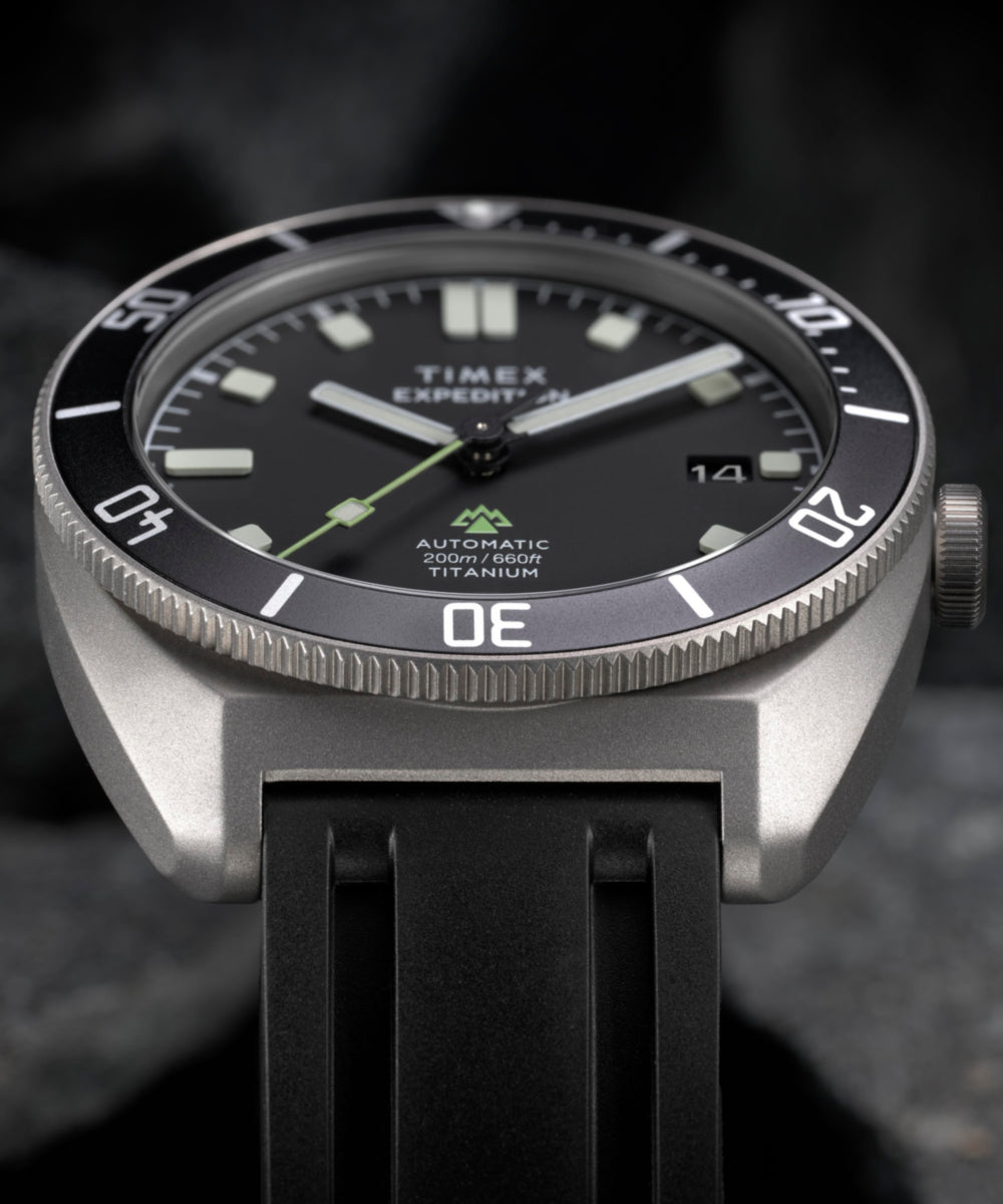 Expedition Pioneer Titanium Automatic 41mm HNBR Synthetic Rubber Stra