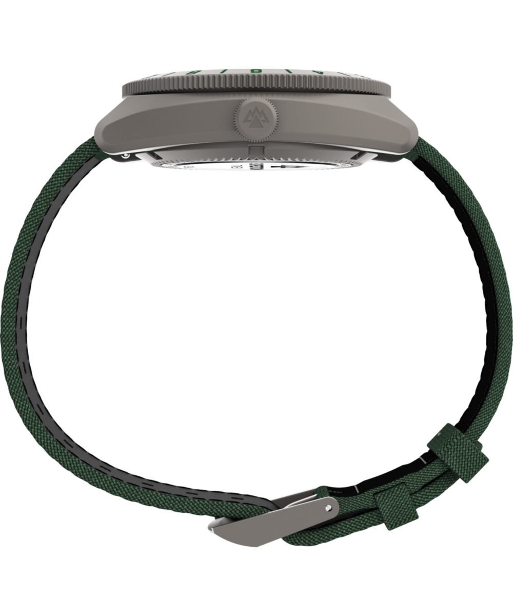 Expedition Pioneer Titanium Automatic GMT 41mm Fabric Strap Watch