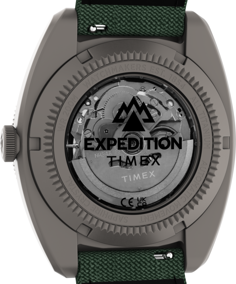 Expedition Pioneer Titanium Automatic GMT 41mm Fabric Strap Watch