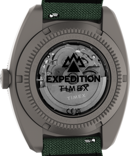 Expedition Pioneer Titanium Automatic GMT 41mm Fabric Strap Watch