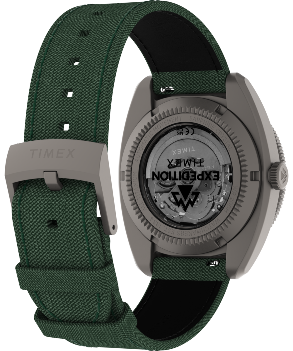 Expedition Pioneer Titanium Automatic GMT 41mm Fabric Strap Watch