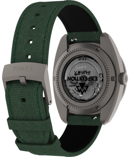 Expedition Pioneer Titanium Automatic GMT 41mm Fabric Strap Watch