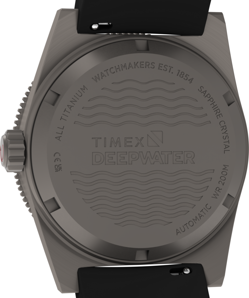 Deepwater Reef 200 Titanium Automatic 41mm Synthetic Rubber Strap Watc