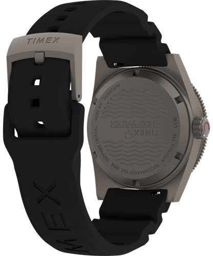 Deepwater Reef 200 Titanium Automatic 41mm Synthetic Rubber Strap Watc