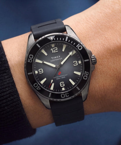 Deepwater Arctic 200 40.5mm HNBR Synthetic Rubber Strap Watch