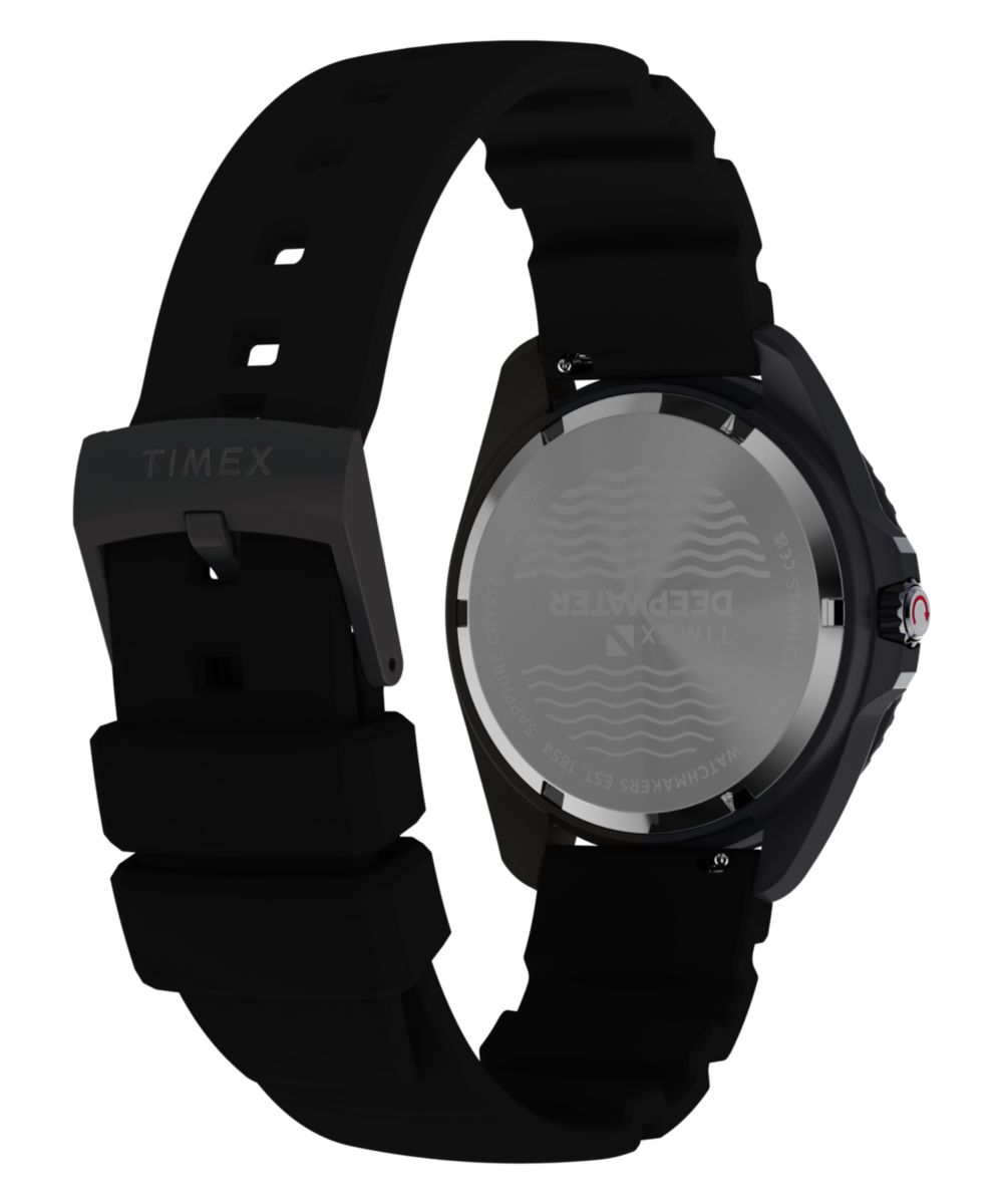 Deepwater Arctic 200 40.5mm HNBR Synthetic Rubber Strap Watch