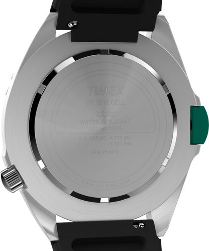 Timex 1995 Intrepid Reissue 46mm Synthetic Rubber Strap Watch
