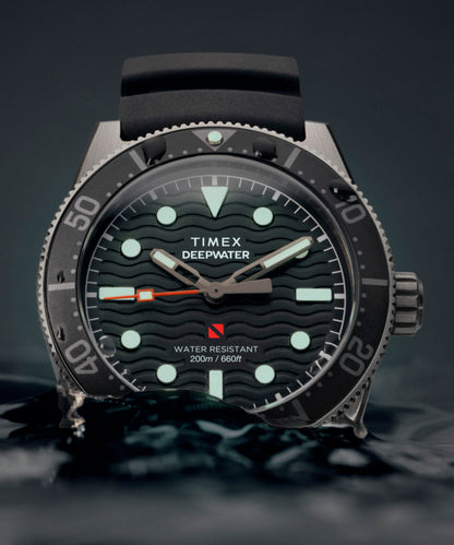 Deepwater Reef 200 41mm Synthetic Rubber Strap Watch