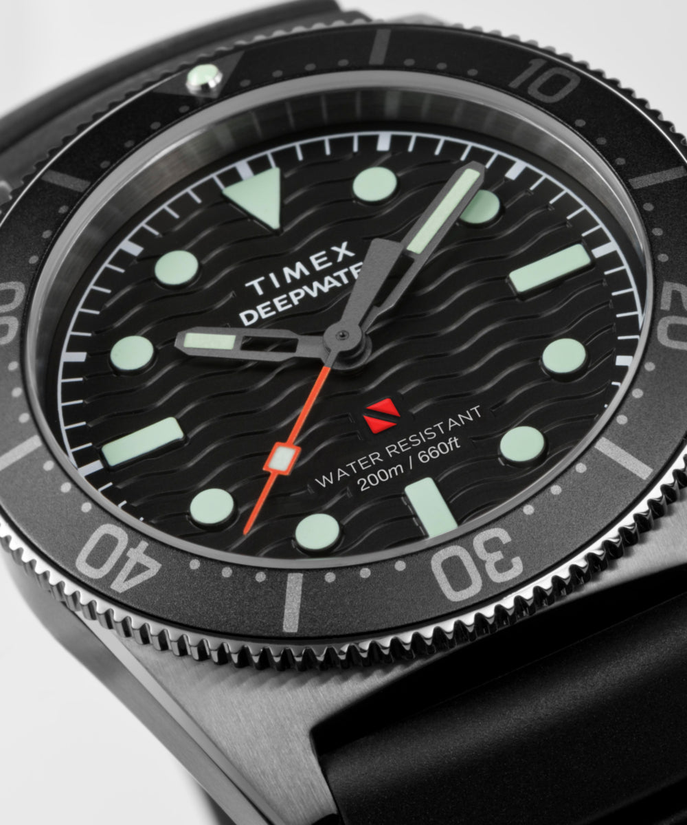 Deepwater Reef 200 41mm Synthetic Rubber Strap Watch