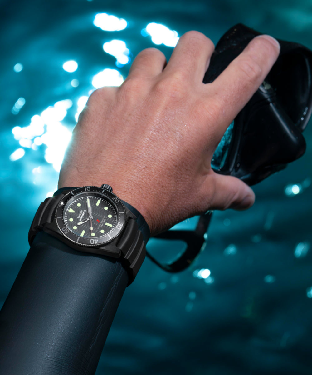 Deepwater Reef 200 41mm Synthetic Rubber Strap Watch