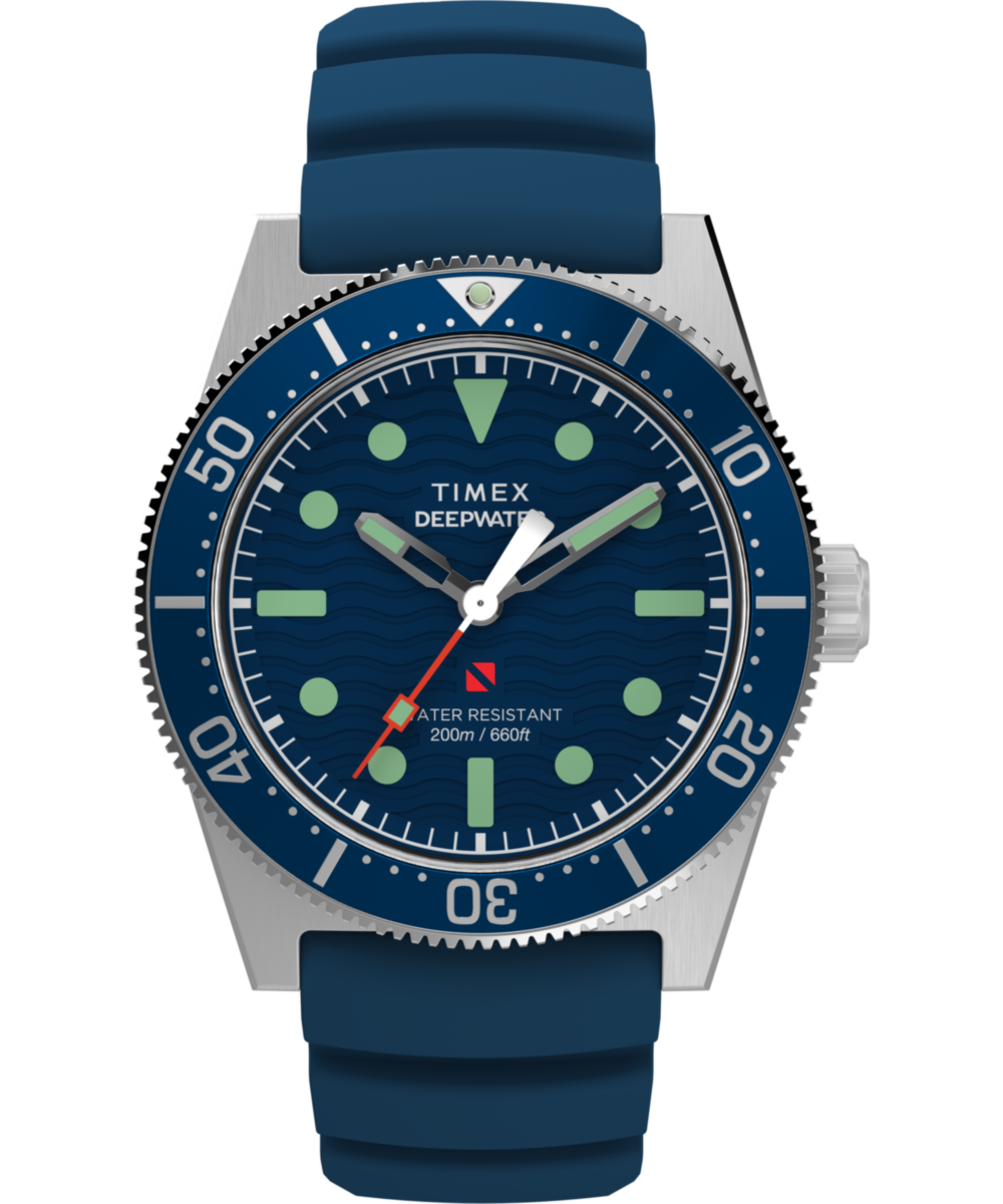 Deepwater Reef 200 41mm Synthetic Rubber Strap Watch