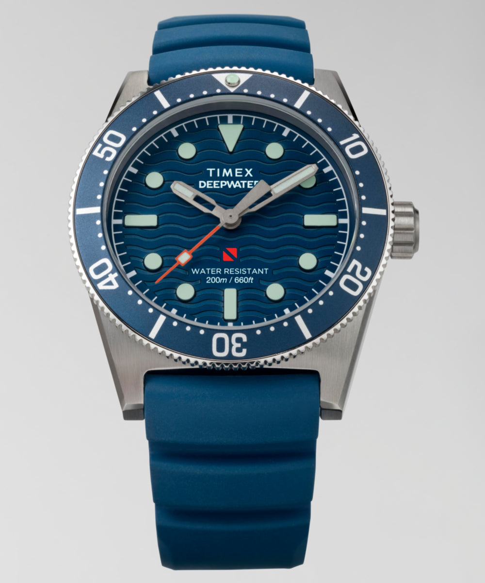 Deepwater Reef 200 41mm Synthetic Rubber Strap Watch
