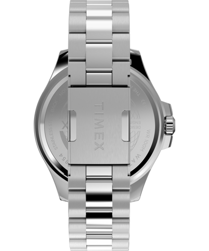 Harborside Coast Multifunction 43mm Stainless Steel Bracelet Watch