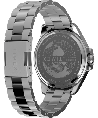 Harborside Coast Multifunction 43mm Stainless Steel Bracelet Watch