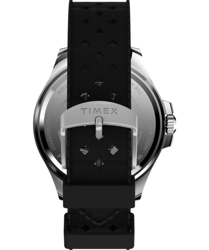 Harborside Coast 44mm Synthetic Rubber Strap Watch