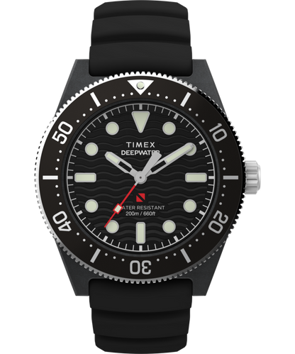 Deepwater Reef 200 XCF 43mm Synthetic Rubber Strap Watch