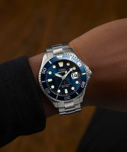 Deepwater Meridian 200 44mm Stainless Steel Bracelet Watch