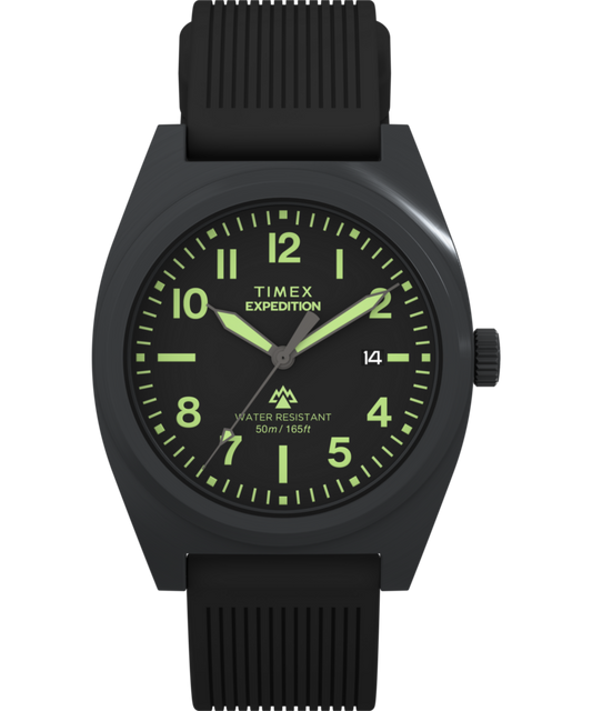 Expedition Capstone 39mm Silicone Strap Watch