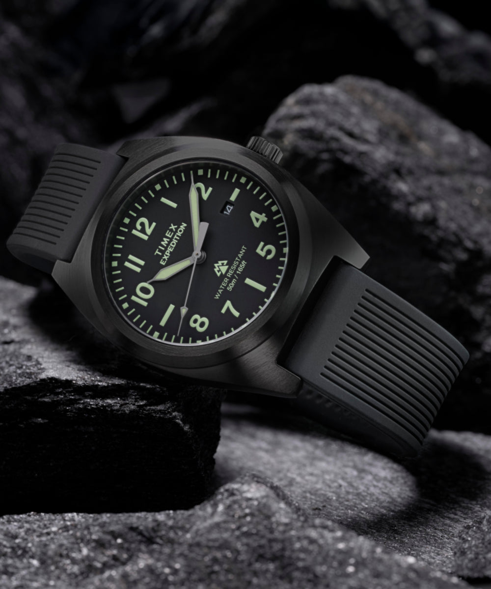 Expedition Capstone 39mm Silicone Strap Watch