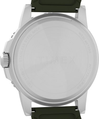 Expedition Ridge 43mm Silicone Strap Watch
