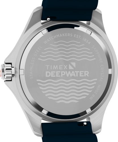 Deepwater Meridian 200 44mm Synthetic Rubber Strap Watch