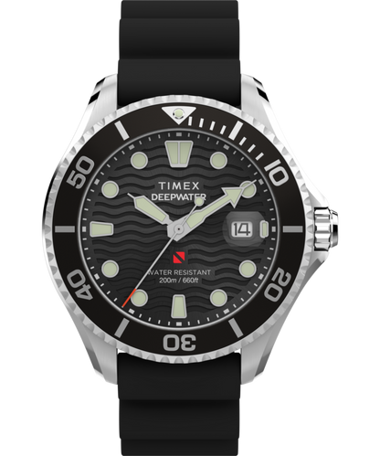 Deepwater Meridian 200 44mm Synthetic Rubber Strap Watch