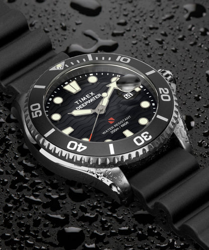 Deepwater Meridian 200 44mm Synthetic Rubber Strap Watch