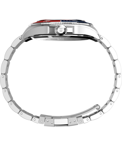 Harborside Coast Multifunction 43mm Stainless Steel Bracelet Watch
