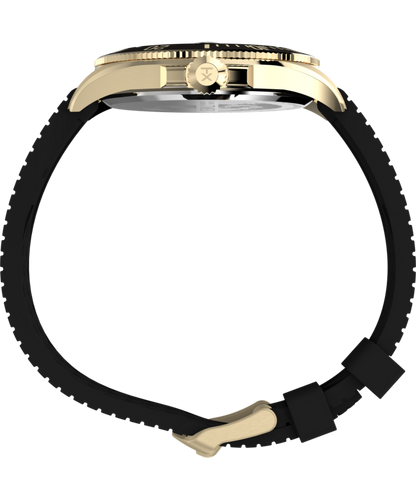 Harborside Coast 44mm Synthetic Rubber Strap Watch