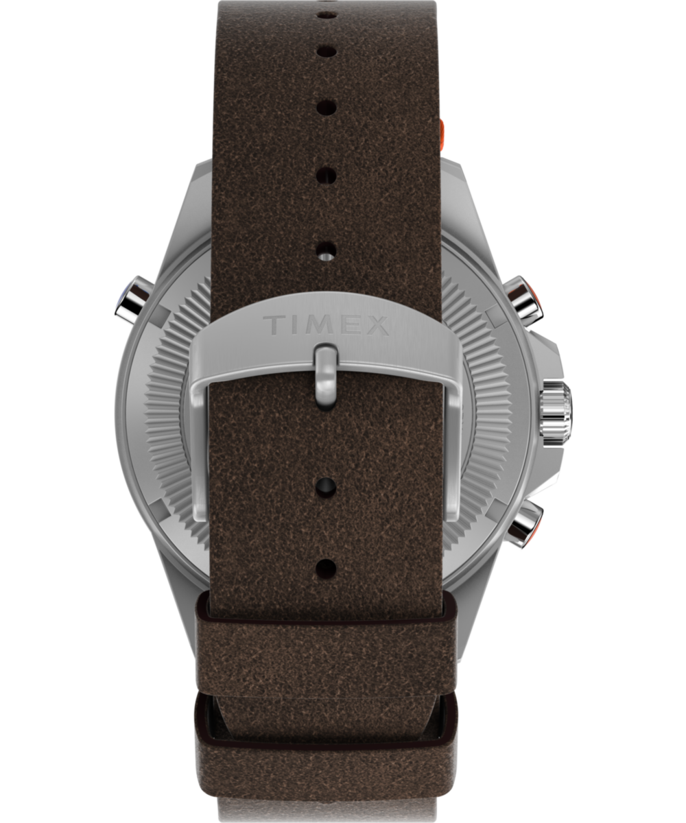 Expedition Tide-Temp-Compass 43mm Eco-Friendly Leather Strap Watch