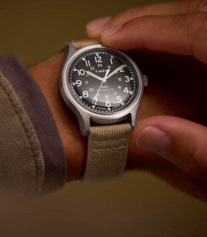 MK1 Automatic 40mm Fabric Strap Watch
