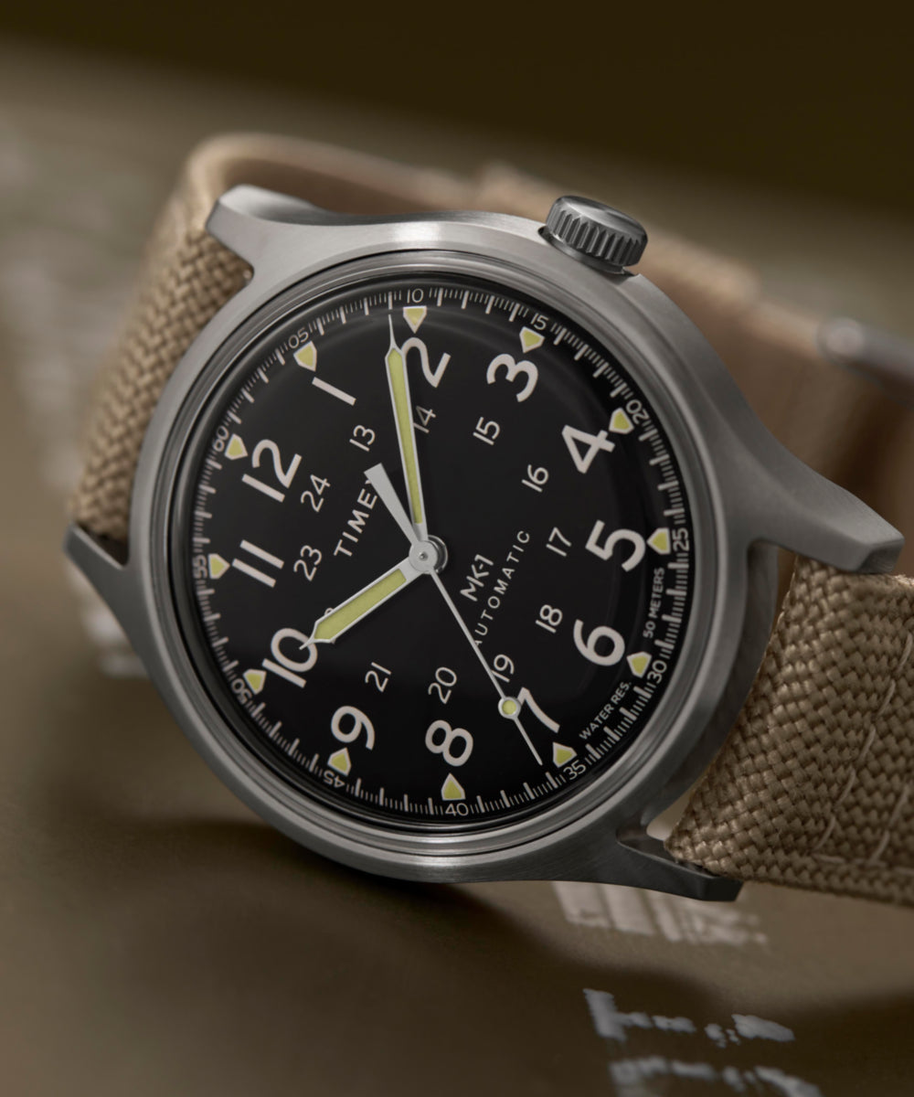 MK1 Automatic 40mm Fabric Strap Watch