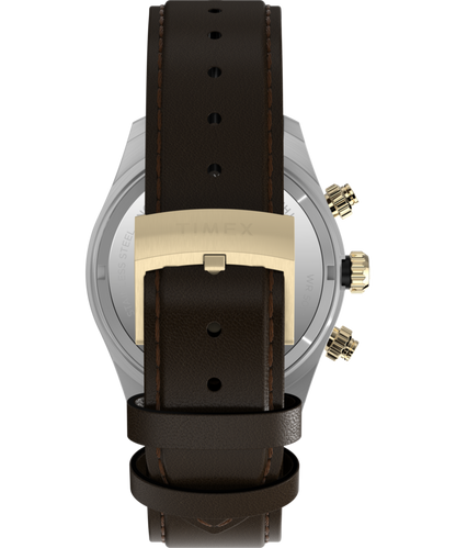 Waterbury Heritage Chronograph 39mm Leather Strap Watch